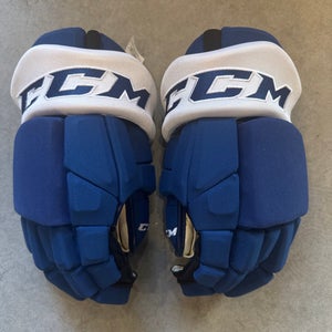 15” CCM Pro Custom HGTKXP Toronto Maple Leafs Pro Gloves Pro Stock (New) NHL