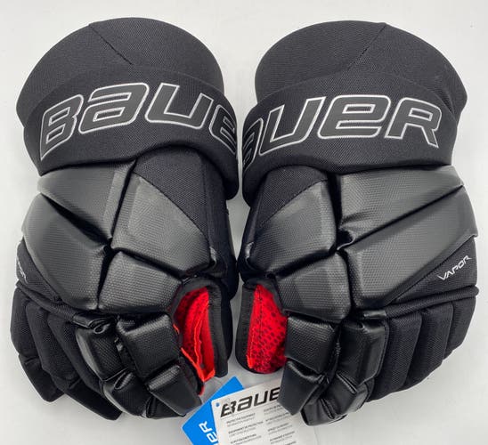 NEW Bauer Vapor 3X Gloves, Black, 13”