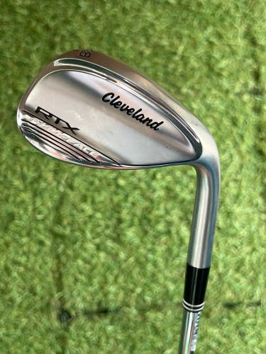 Men's 58° Cleveland Cleveland RTX Full Face Tour Satin Wedge - True Dynamic Gold Shaft (Used)