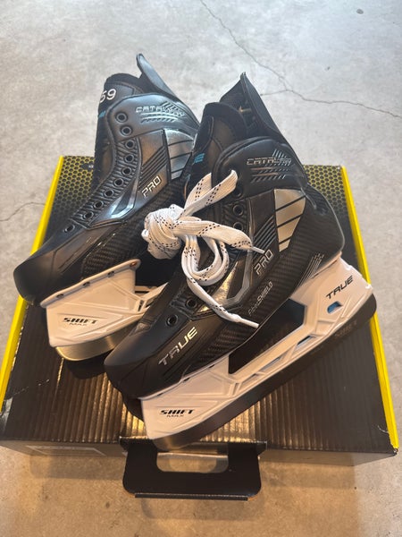 Size 9 NHL Tyler Bertuzzi True Catalyst Pro Custom Hockey Skates Regular Width Pro Stock