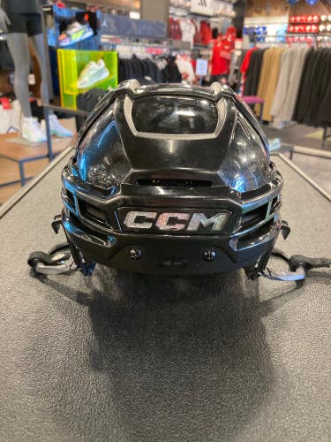 Black CCM Super Tacks X Helmet |  Medium "Kunlun Redstar"