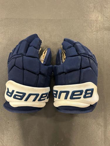 Blue Bauer Supreme Ultrasonic Gloves | Senior 13" Pro Stock "Penn State"