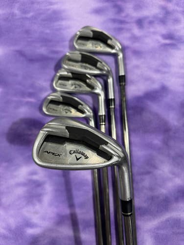 Men's Callaway Apex Forged Iron Set Right Handed Regular Flex Steel Shaft (Used)
