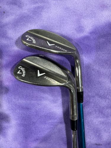 Men's Callaway V Forged Wedge Right Handed Regular Flex 56/60 Degree Steel Set(Used)
