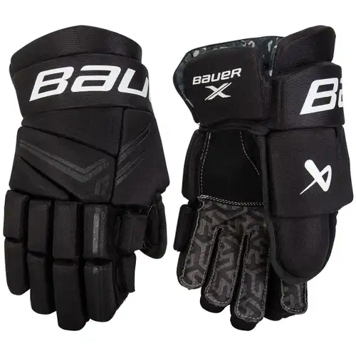 New S24 Bauer X Senior Black Gloves 15"