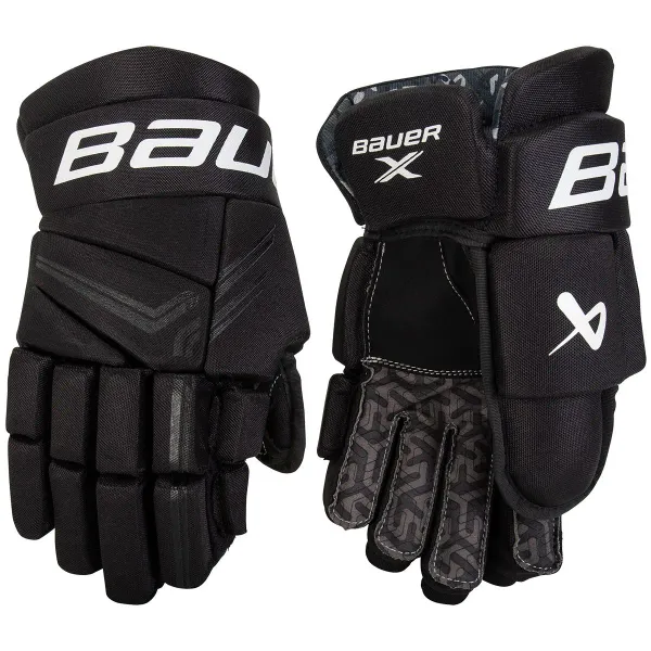 New S24 Bauer X Senior Black Gloves 14"