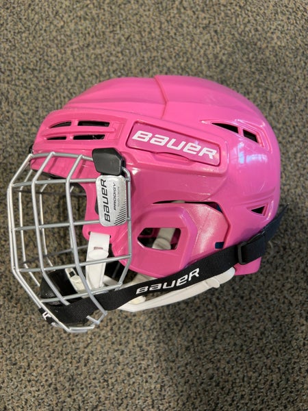 Pink Youth Bauer Prodigy Helmet (Used)