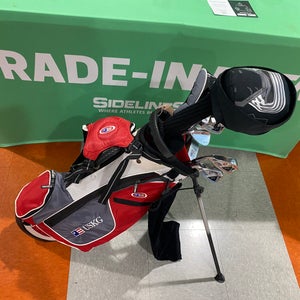 Junior US Kids Golf WT-15U Clubs (Full Set) Left Hand Regular Flex 7 Pieces (Used)