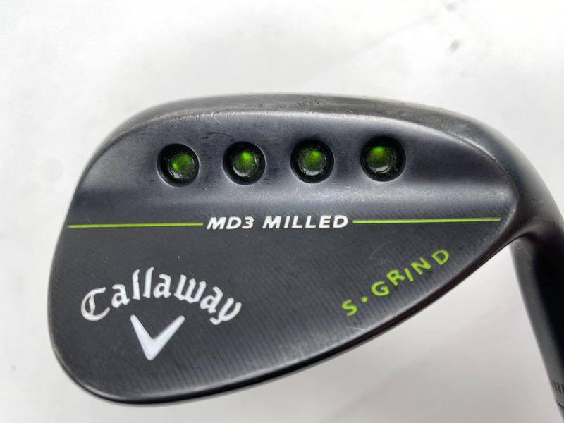 Callaway MD3 Milled Black S-Grind Wedge 56*10 KBS Tour Extra Stiff Steel Mens RH