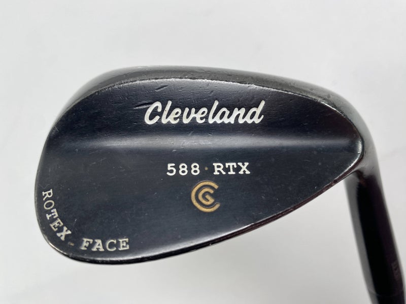Cleveland 588 RTX Custom Black Nickel Wedge 56* 10 Dynamic Gold Wedge Steel RH