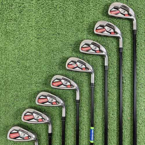 Wilson D300 Iron Set 4-PW GW Matrix Speed Rul-Z Senior A Flex 59g +1/2 Long