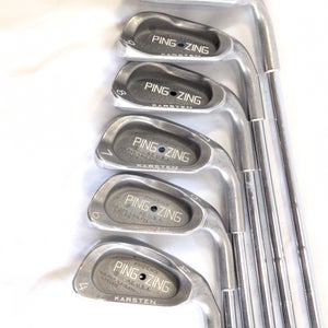 Men's Ping Zing Right Handed Iron Set 6 Pieces Steel Shaft (Used)