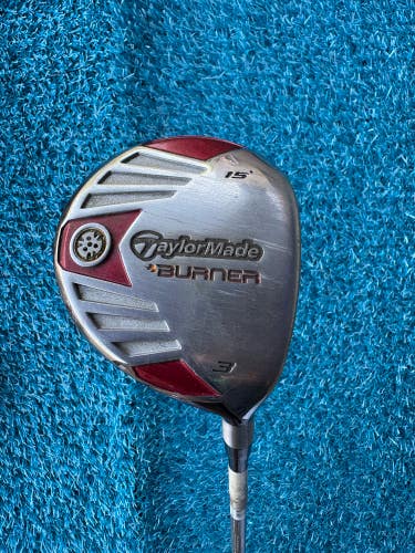 Men's TaylorMade Burner Fairway 3 Wood 15* RH | Fujikura Reax Superfast R-Flex Shaft (Used)
