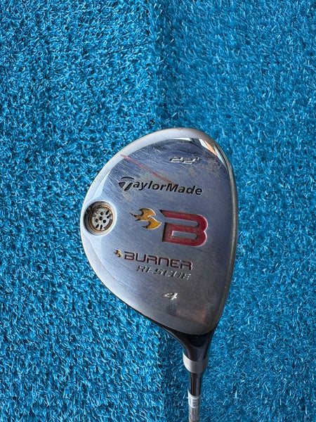Men's TaylorMade Burner Rescue Fairway 4 Wood 22* RH | Taylormade Reax Superfast R-Flex Shaft(Used)