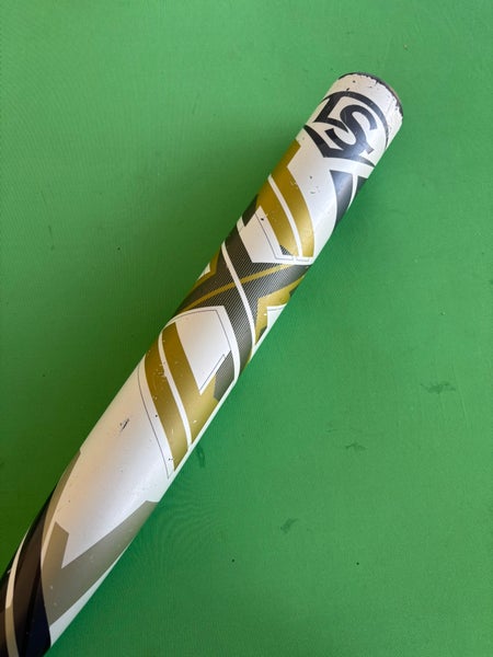 White 2021 Louisville Slugger LXT Composite Bat (-10) Composite 23 oz 33" (Used)