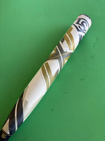 White 2021 Louisville Slugger LXT Composite Bat (-10) Composite 23 oz 33" (Used)