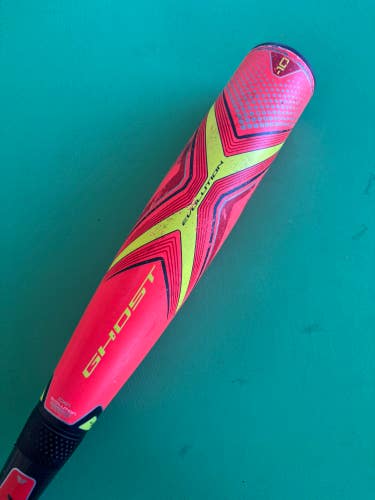 2019 Easton Ghost X Evolution Composite Bat USABat Certified (-10) Composite 18 oz 28"
