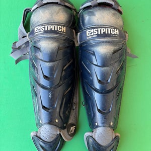 Gray Intermediate All Star Catcher's Leg Guards (Used)