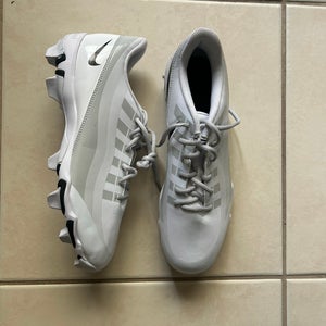 Nike Vapor Edge Shark Football Cleats White Gray DQ5114-100