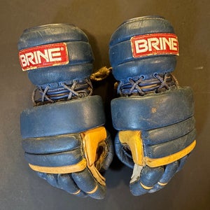 Vintage Brine Leather Lacrosse Gloves