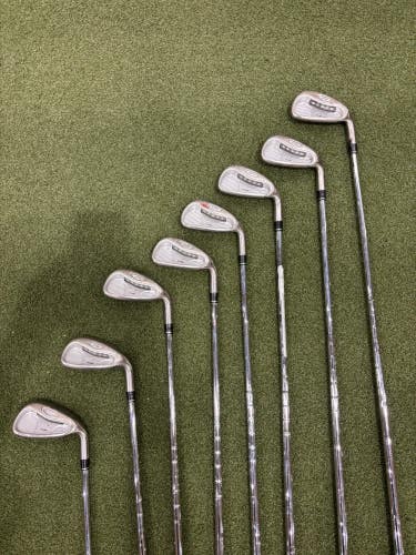 Men's TaylorMade Rac OS Iron Set RH Stiff Flex Steel Shaft