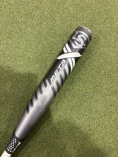 Black 2022 Louisville Slugger Meta Composite Bat (-10) Composite 20 oz 30" (Used)