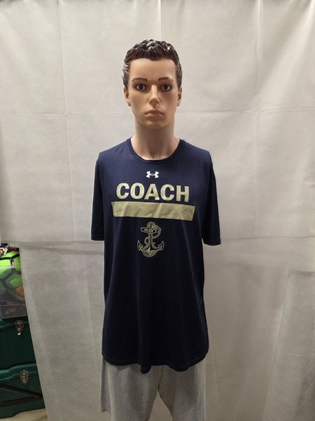 Naval Academy Coach Under Armour Shirt L NCAA