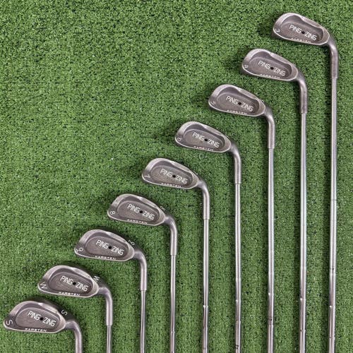 Ping Zing Iron Set 3-PW SW Black Dot KT-M Steel Stiff Flex Right Handed
