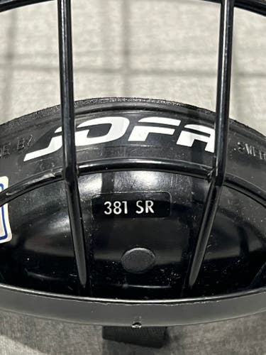 Jofa 381 SR Ice Hockey Full Face Cage Black Outstanding Condition (used)