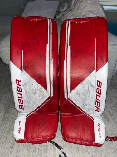 30" Bauer Supreme M5 Pro Goalie Leg Pads (Used)