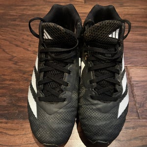 Men's  Size M 5.5 (W 6.5) Adidas High Top adizero Molded Cleats (Used)