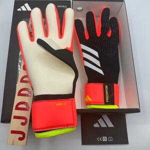 Adidas Predator GL LGE Goalkeeper Goalie Gloves Sz 11 Black IN1600 NIB $80  New
