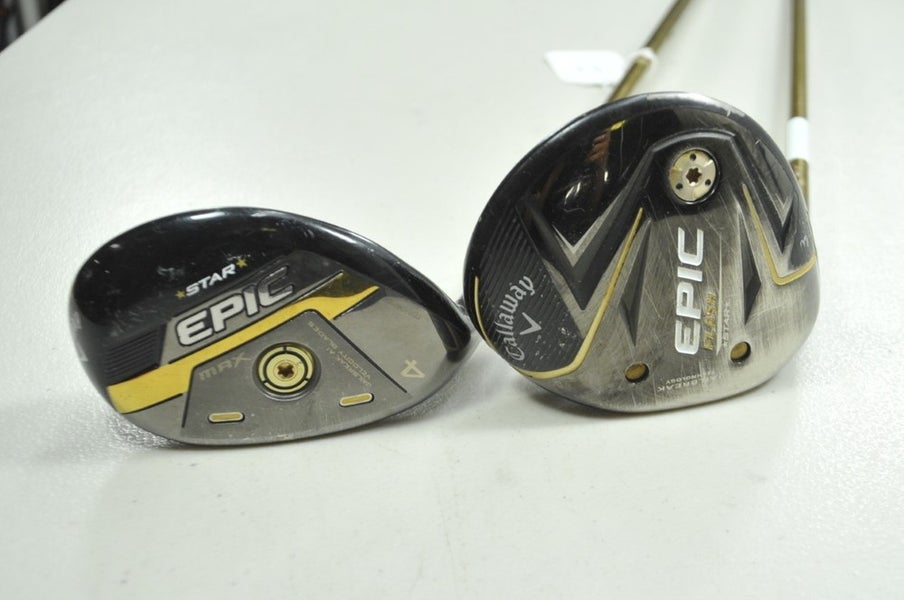 LEFT Callaway Epic Flash Star Ladies #3 Fairway Wood and #4 Hybrid Set  # 195189