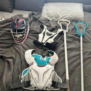 Large Adult Maverik MAX EKG Shoulder Pads (Used)