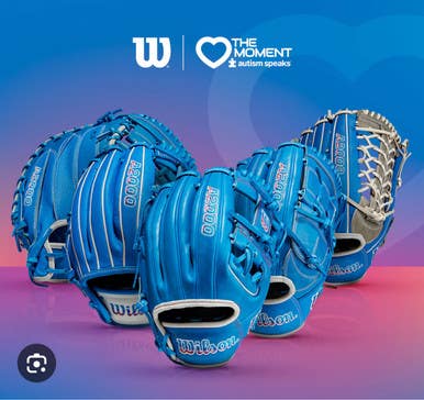 New A2000 2025 LTM AUTISM SPEAKS GLOVE 11834-WILWBW1034