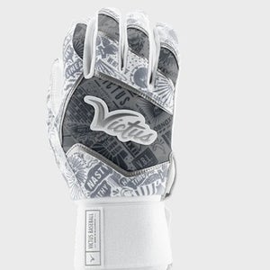 New THE NOX BG WHITE/SILVER BATTING GLOVES 11834-VTSVBLVLBP