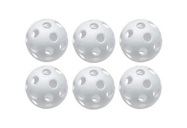 New 9'' 6CT BASEBALL TRAINING BALLS  EASTON 11834-RAWB5RSTBK2-B