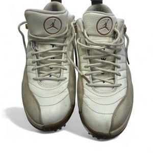 Used Nike AIR JORDAN 12 LOW DRIFTWOOD SAIL WHITE Mens Golf Shoes White Senior 10 11863-S000022744