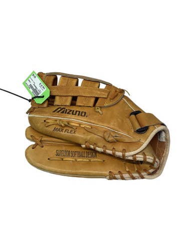 Used Mizuno STEERHIDE BB/SB Glove LH Throw Brown 14" 11347-S000251033