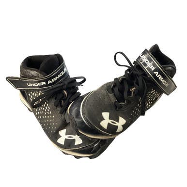 Used Under Armour BASEBALL CLEATS BB/SB Cleats Black Junior 02.5 11760-S000078517