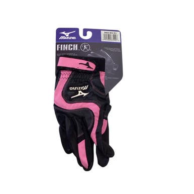 Used Mizuno BB/SB Batting Gloves Black And Pink LG 11760-S000078467