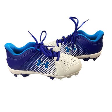 Used Under Armour BB/SB CLEATS BB/SB Cleats Royal Blue And White Junior 03.5 11760-S000078462