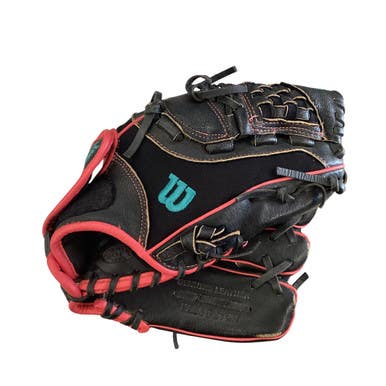 Used Wilson FLASH BB/SB Glove RH Throw Black 11 1/2" 11760-S000078458