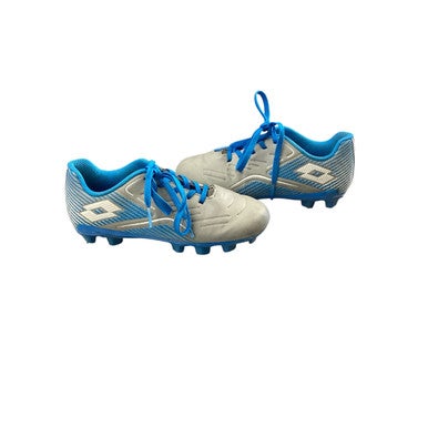 Used Lotto Soccer Cleats Royal Blue And Grey Youth 13.0 11760-S000078446