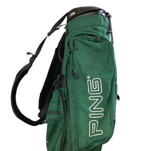 Used Ping HOOFER 2 STAND BAG Mens Stand Bag Green 11760-S000078445