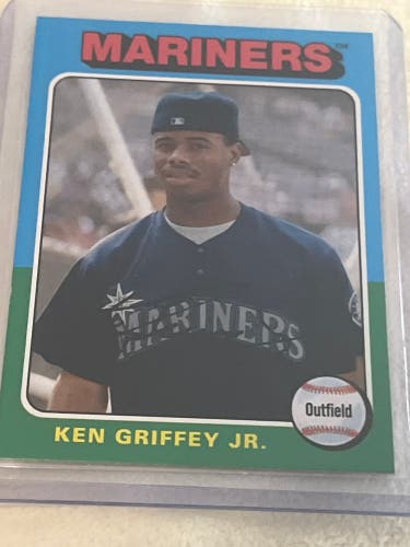 Autographed Ken Griffey Junior Baseball Card