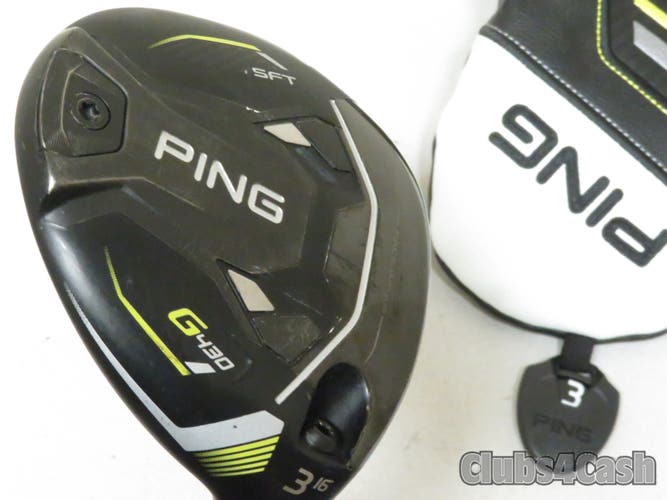 PING G430 SFT Fairway 16° 3 Wood TOUR 2.0 Chrome 75 Regular +Cover
