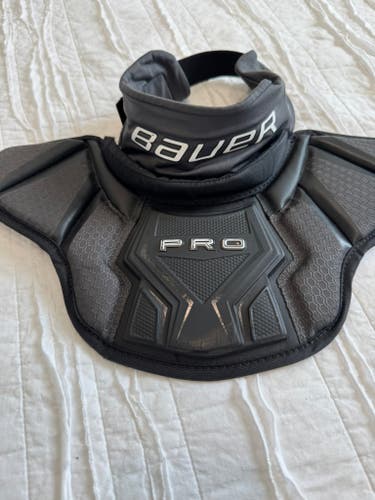 Bundle Bauer Senior Pro Goalie Neck Protector and Goalie Cup