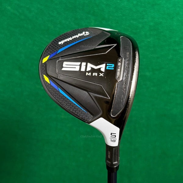 TaylorMade SIM 2 MAX 18 Fairway 5 Wood Ventus Blue FW 5-R Graphite Regular w/HC