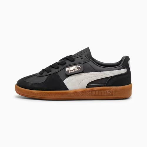 Puma Palermo 397275-03 Sneaker Unisex Kids US 4.5 Black Lifestyle Shoes RTN179